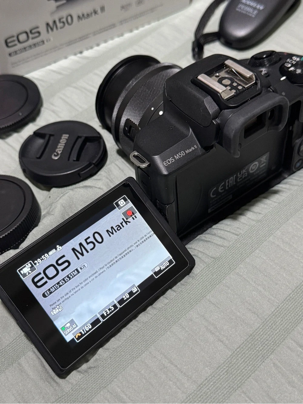 Canon EOS M50 Mark II Compact Mirrorless Camera - Black